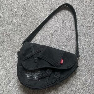 Remake Levis Jeans! Black Saddle Bag